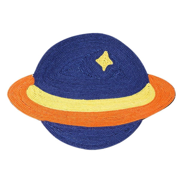 Almohadilla Para Rascar Para Gatos Resistencia Al Desgaste Rascador Para Gatos Con Patrón De Planeta Alfombra Para Rascar Antideslizante Alfombrilla Para Rascar Para Gatos Duradera De Sisal Para Sweethay PT000933-00