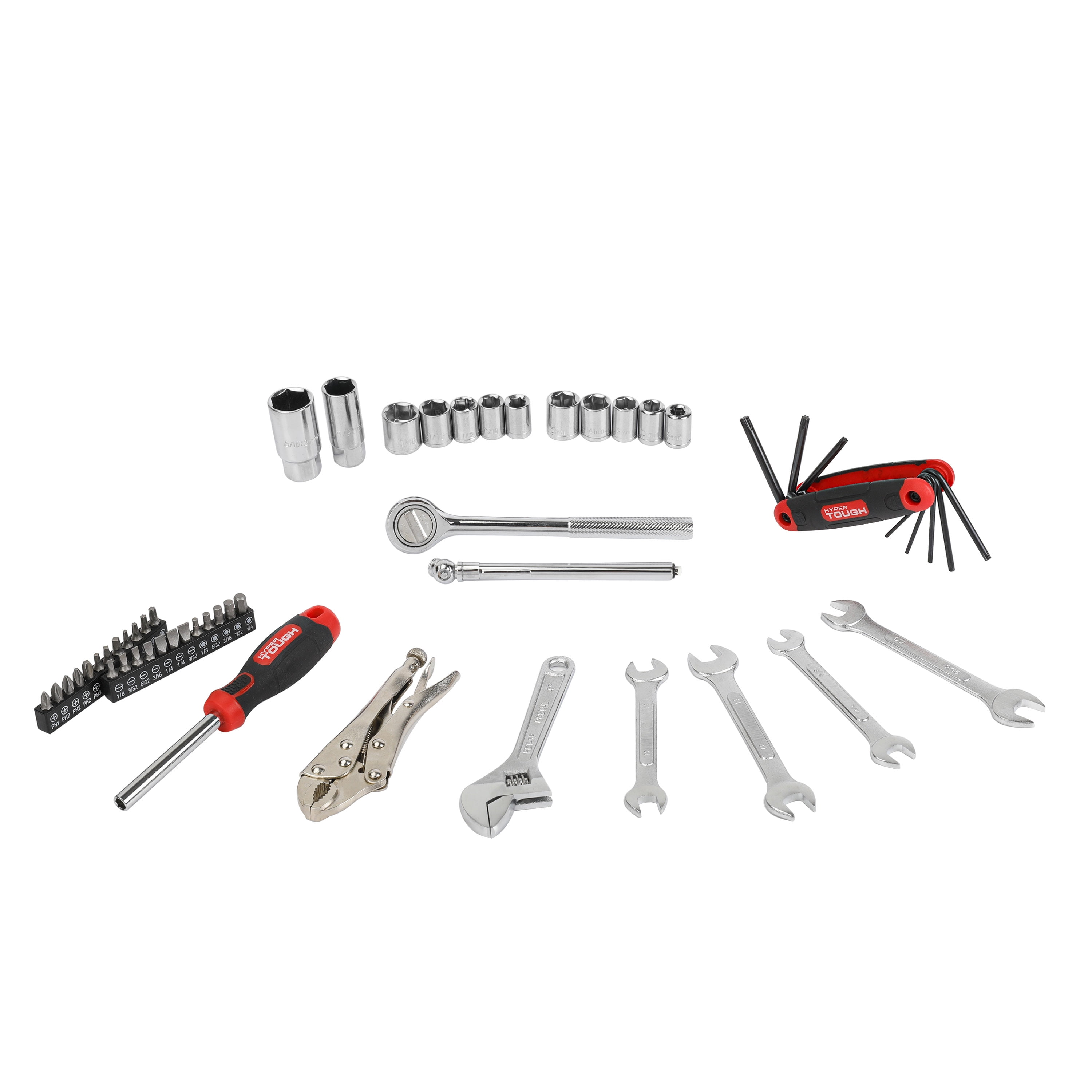Hyper Tough 54 Piece Auto Tool Kit