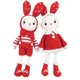 thumbnail image 4 of de para principiantes hecho a mano, paquete de inicio de muñeca de conejo, artesanal, animal de peluche, todo en , aprender Rojo BLESIY equipos de ganchillo, 4 of 8