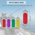 thumbnail image 3 of Unique Bargains Fishing Flashers High Visibility Lures Flashers for Fishing Improve Attraction Red Green Yellow Purple 4 Pcs, 3 of 6