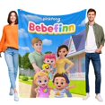 thumbnail image 1 of Bebé Finn anti-pilling, suave, ligera, esponjosa y acogedora de lujo para hogar y cocina – Perfecta para niños y adultos,130X150cm, 1 of 6