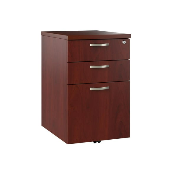 Office in an Hour Mobile File Cabinet in Hansen Cherry - Engineered Wood
