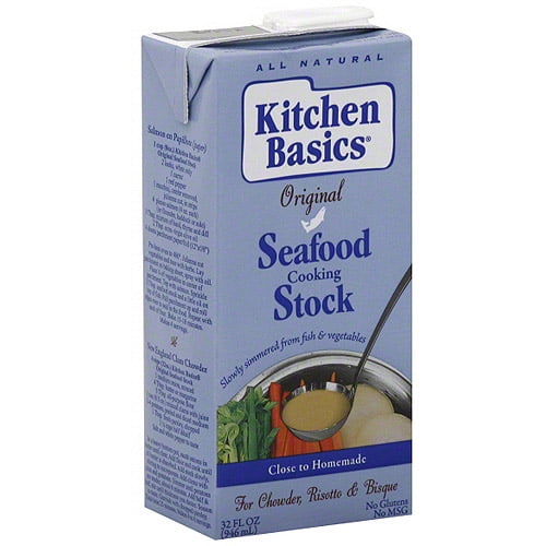 Kitchen Basics Natural Seafood Cooking Stock 32 Oz Pack Of 12 Departments