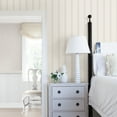 thumbnail image 2 of Chesapeake Johnny Grey Stripes Wallpaper, 20.5-in by 33-ft, 56.4 sq. ft, 2 of 3