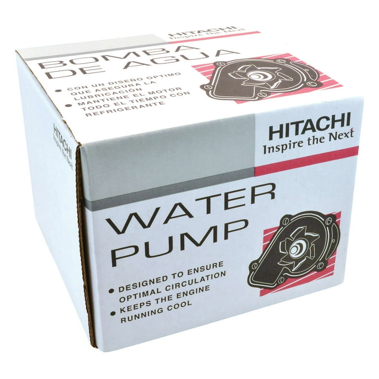 Hitachi OE Replacement Water Pump, w/ Rear Housing Fits