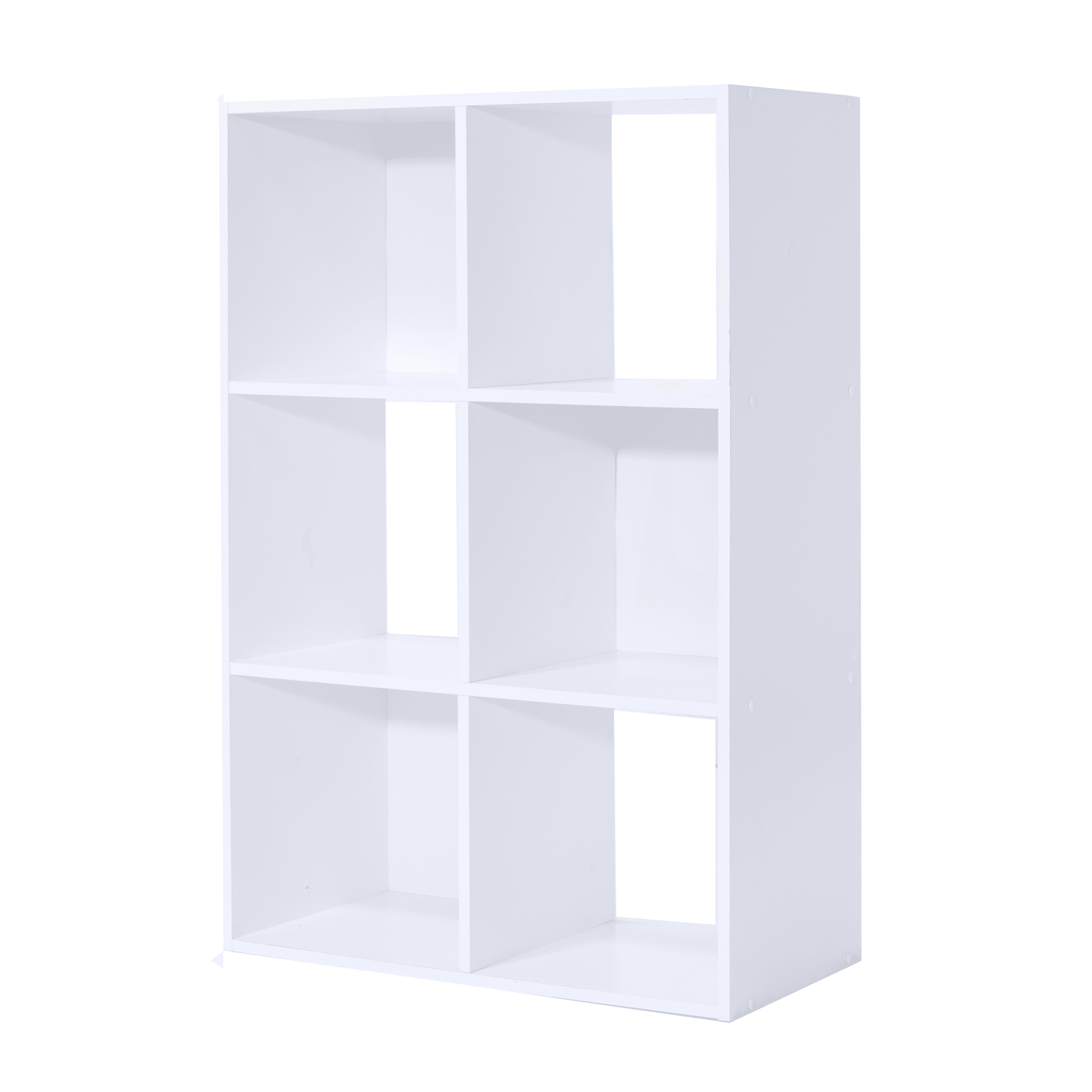 Mainstays 6 Cube Storage Organizer, 6 Bin Organizer Bookcase