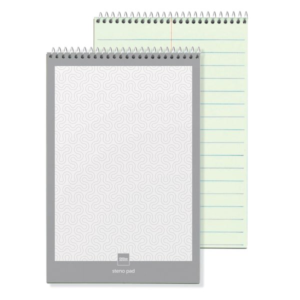 Office Depot® Brand Steno Notebooks, 6" x 9", Pitman Ruled, 80 Pages