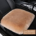 thumbnail image 2 of Back to School Savings! ESULOMP Winter Automobile Fleece Cushion Backless Seat Cushion Thickened Single Piece Small Cushion Car Cushion Rose Gold, 45 x 45cm, 2 of 5