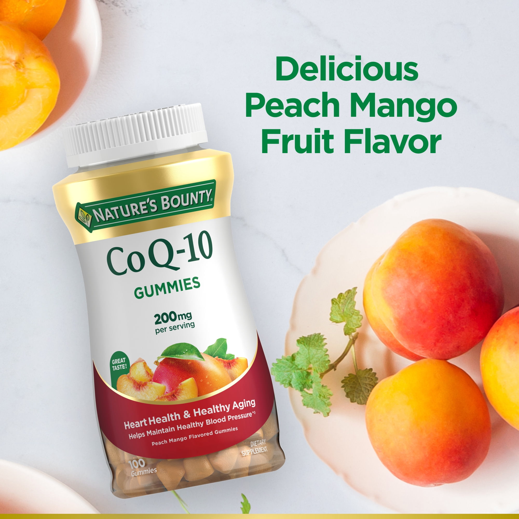Nature’s Bounty CoQ10 Gummy Supplement, 200mg, 100 Gummies