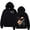 Noir, variante sur Yeison Jimenez Chandail à Capuche Graphique Punk Manches Longues Hommes Femmes Chandail en Molleton Esthétique Décontracté Surdimensionné Y2k Chandail,L,Rouge