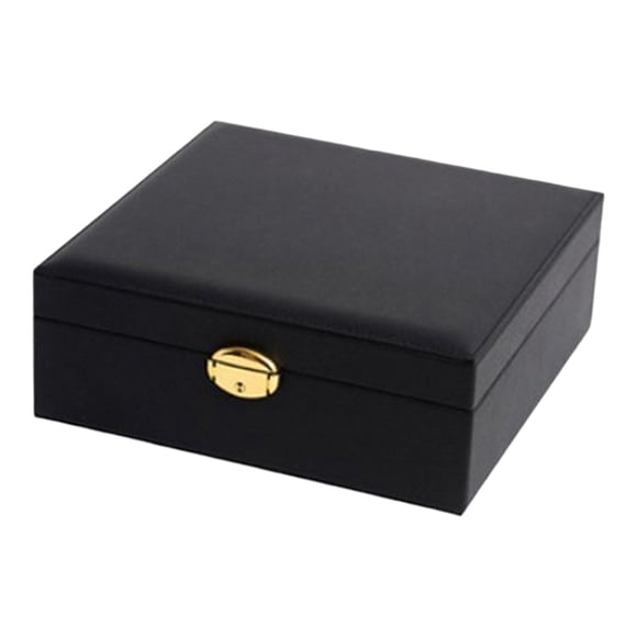 Caja de joyería para exhibición de joyas, soporte grande para pulseras, soporte de exhibición para regalo Negro B