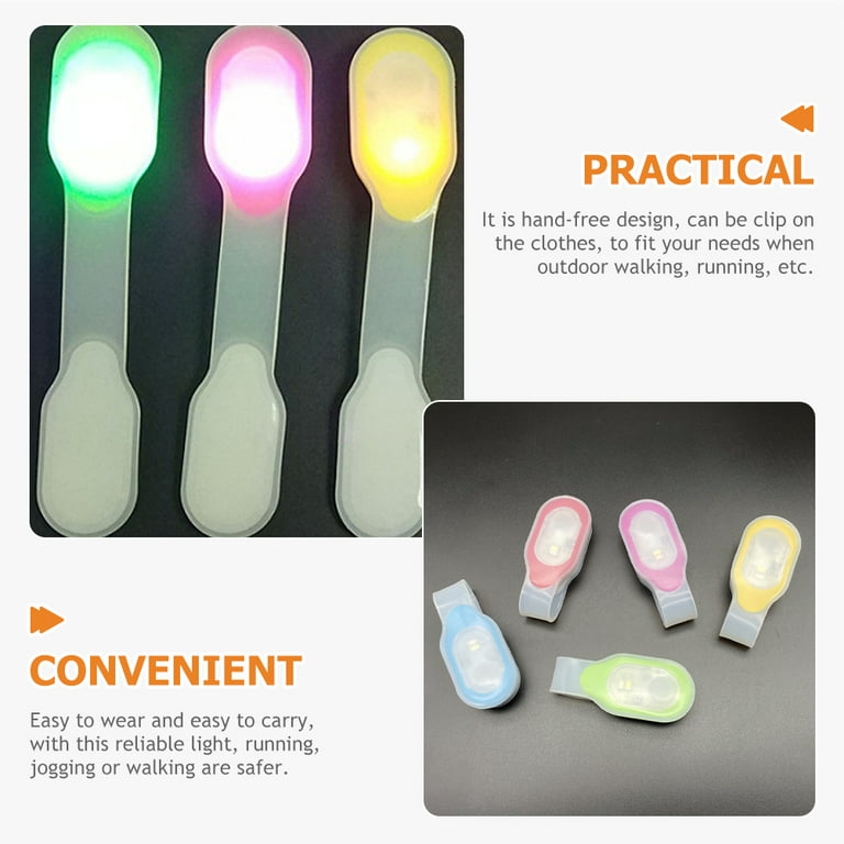 2 Pcs Hands-free Magnetic Light Flashlight Badge Lights for Nurses Mini  Night Light LED Running Light LED Clip on Light 
