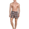 thumbnail image 4 of Minnieouse Ropa interior de hombre Bóxer tejido Pantalones cortos masculinos Suavidad transpirable al tacto Comodidad Ropa de dormir Ropa interior Azul XXL, 4 of 6