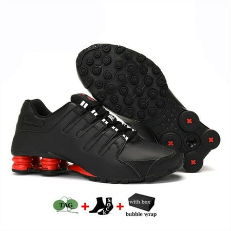 

ShoxS NZ EU Running Shoes Black Silver Sneaker Trainer Sports shoes