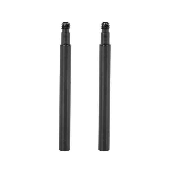 70mm Aleación Aluminio Bicicleta Francesa Válvula Extensor Extensión Negro 2pcs