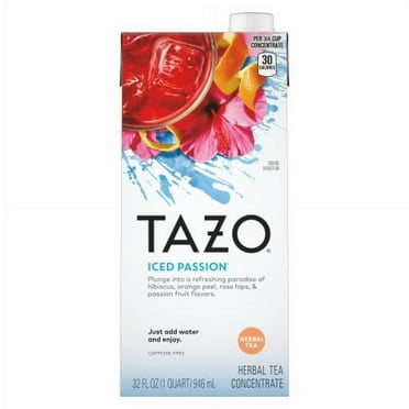 2X-Tazo Iced Passion Caffeine-Free Herbal Tea Concentrate - 32 fl oz