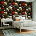 thumbnail image 2 of Peel and Stick Wallpaper Contact Paper Koi Fish Skull Living Room Bedroom Kitchen Office Apartment Decor Self Adhesive and Removable 24in x 118in, 2 of 8