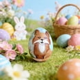 thumbnail image 2 of SIYTUAU Foam Easter Egg Decoration Set With Hand Painted Animal Patterns For Home Party Table Centerpiece Wreath Spring Holiday Decor, 2 of 6