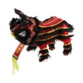 thumbnail image 3 of Muñeca de mano con hilos y varillas, marioneta china de león, muñeca asiática. Negro rojo, 3 of 9