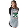 thumbnail image 6 of Riverdale Women's Southside Serpents Raglan Sleep Shirt Pajama Nightgown, 6 of 6