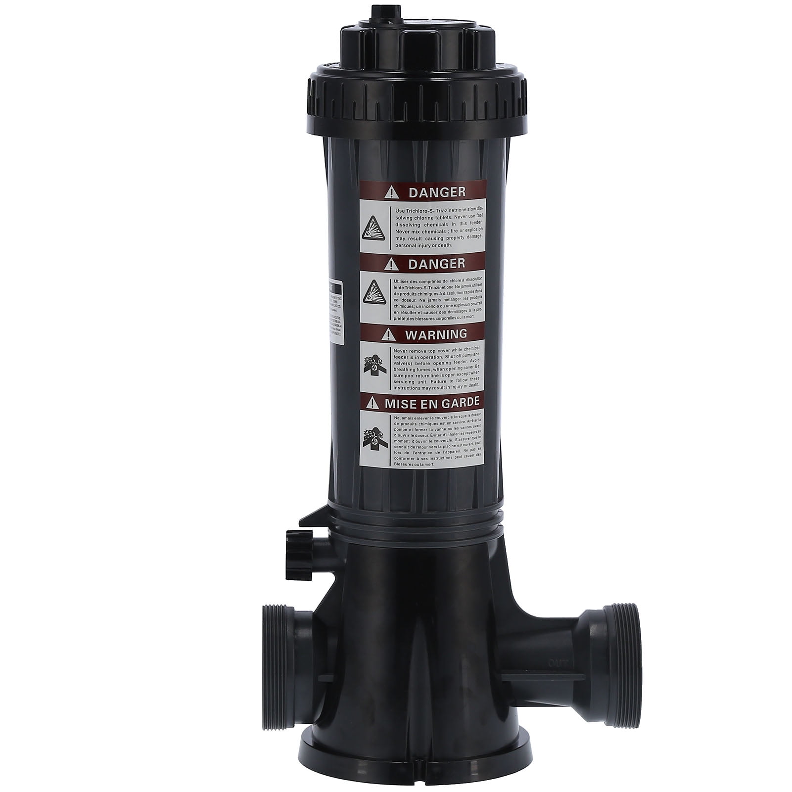 Pool Chlorine Feeder, EcoFriendly Plastic Automatic Chemical Feeder