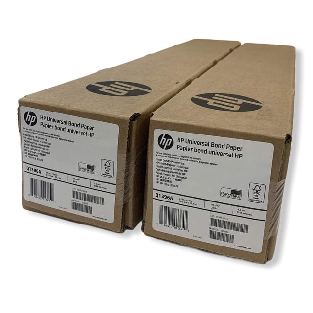Papel HP Universal Bond 24 x 45,72 m (2 rollos) 80 g/m²