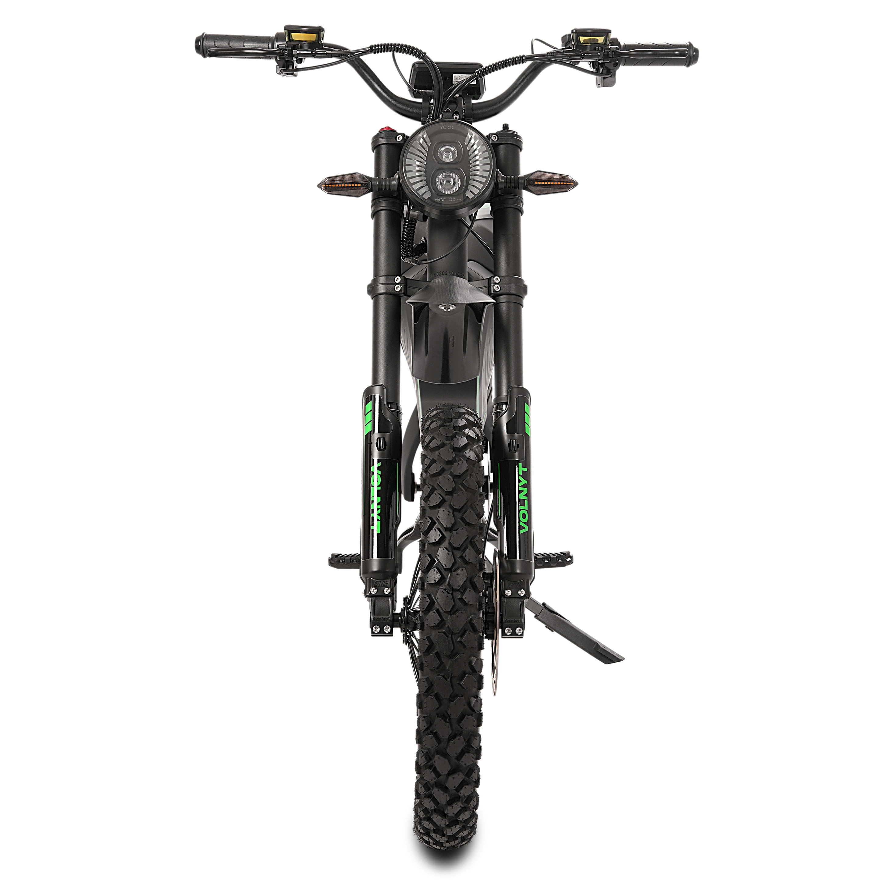 VOLNYT 17" Electric Dirt Bike for Adult,48V 3000W 38.4AH Samsung lithium battery,Men's Road Mountain Moped Ebike BLACK