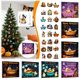 thumbnail image 5 of Conjunto De Ciegas Para La Cuenta Atrás De Halloween Para Niños Y Actividad Para La Celebración De Halloween, 5 of 8