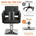 thumbnail image 4 of Hair Salon Chair, Stylist Chair with Heavy Duty Hydraulic Pump, 360 Degrees Rolling Swivel Hair Salon Chair, Beauty Salon Chair Equipment, Max Load Weight 330 Lbs Lorelo, 4 of 10