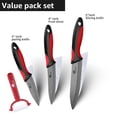 thumbnail image 5 of Kitchen Ceramic Knife Set with Peeler Household 5-inch Utility Knife, 4-inch Slcing Knife,3-inch Fruit Paring Knife, 5 of 7