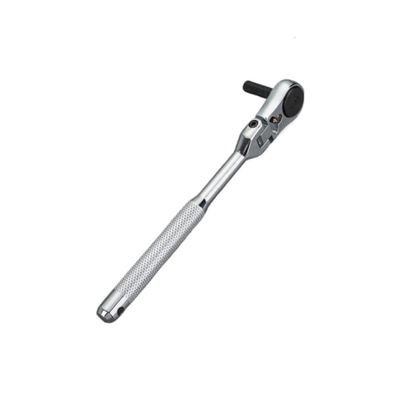 Ratchet Wrench 2 in 1 Multifunctional Flexible Head Ratchet Wrench Steel Reversible Socket Wrench for Furniture