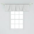 thumbnail image 2 of Ambesonne Anchor Window Valance, Wave Pattern, 54" X 18", Grey Pale Grey White, 2 of 3