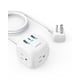 thumbnail image 2 of Anker 20W USB C Power Strip, 321 Power Strip con 3 tomas y carga USB C para iPhone serie 13/12, cable de extensión de 5 pies, carga de entrega de energía para dormitorios, oficina en casa, viajes en c, 2 of 2