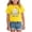 HLshirt136-Yellow, variant on xaweyi Girls Halloween T Shirt Cute Ghost and Flowers Graphic Short Sleeve Crew Neck Tee,Sizes 8-9 Years