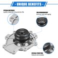 thumbnail image 3 of Bomba de agua de motor auxiliar de coche Invertery para Ford Escape 3.0L V6 2001-2003 Metal Unique Bargains, 3 of 7