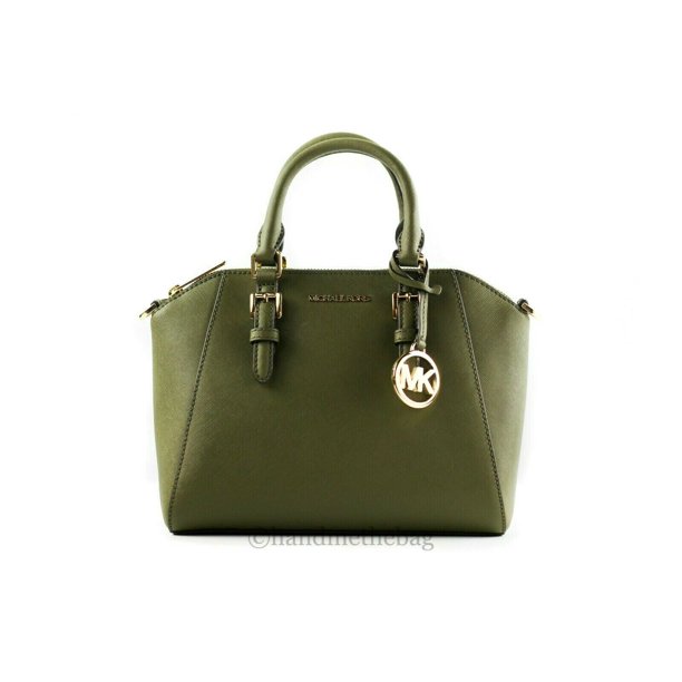 michael kors ciara saffiano leather satchel