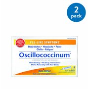 (2 pack) (2 Pack) Oscillococcinum 6 Dose Flu-like Symptom Relief