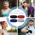 thumbnail image 7 of Daletu 4 Pack Cotton Terry Sweat Headbands for Men & Women, Absorbent Sports Headbands for Running, Gym, Basketball, Tennis, 7 of 7