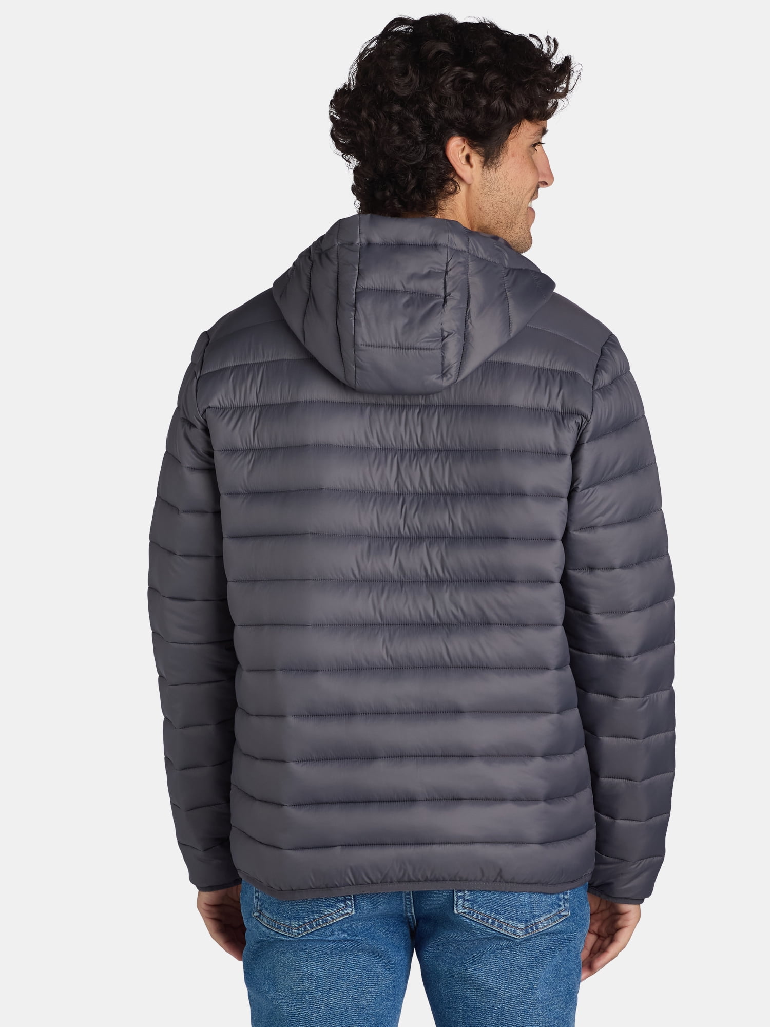 Ozark Trail Men's & Big Men's Hooded Puffer Jacket, Sizes S Ozark Trail Men's & Big Men's Hooded Puffer Jacket, Sizes S