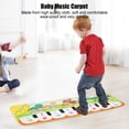 thumbnail image 2 of Suodoka Baby Music Mat Children Crawling Piano Carpet Educational Musical Toy, 35.43 x 10.63 inches / 90 x 27 cm, Lightweight Portable Fun Farm Animal Theme Playmat for Infants and Toddlers, 2 of 9