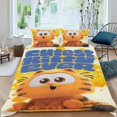 thumbnail image 2 of Garfield (2) Conjunto de sábanas temático, trío de piezas, cómodo y amigable con la piel, diseño único, regalo de decoración para el hogar para familiares, amigos y fans, 90 cm * 190 cm, 2 of 6