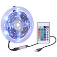 thumbnail image 3 of Tira de luces LED RGB de 5 m, 15 W y 5 V CC con control remoto, 3 of 8