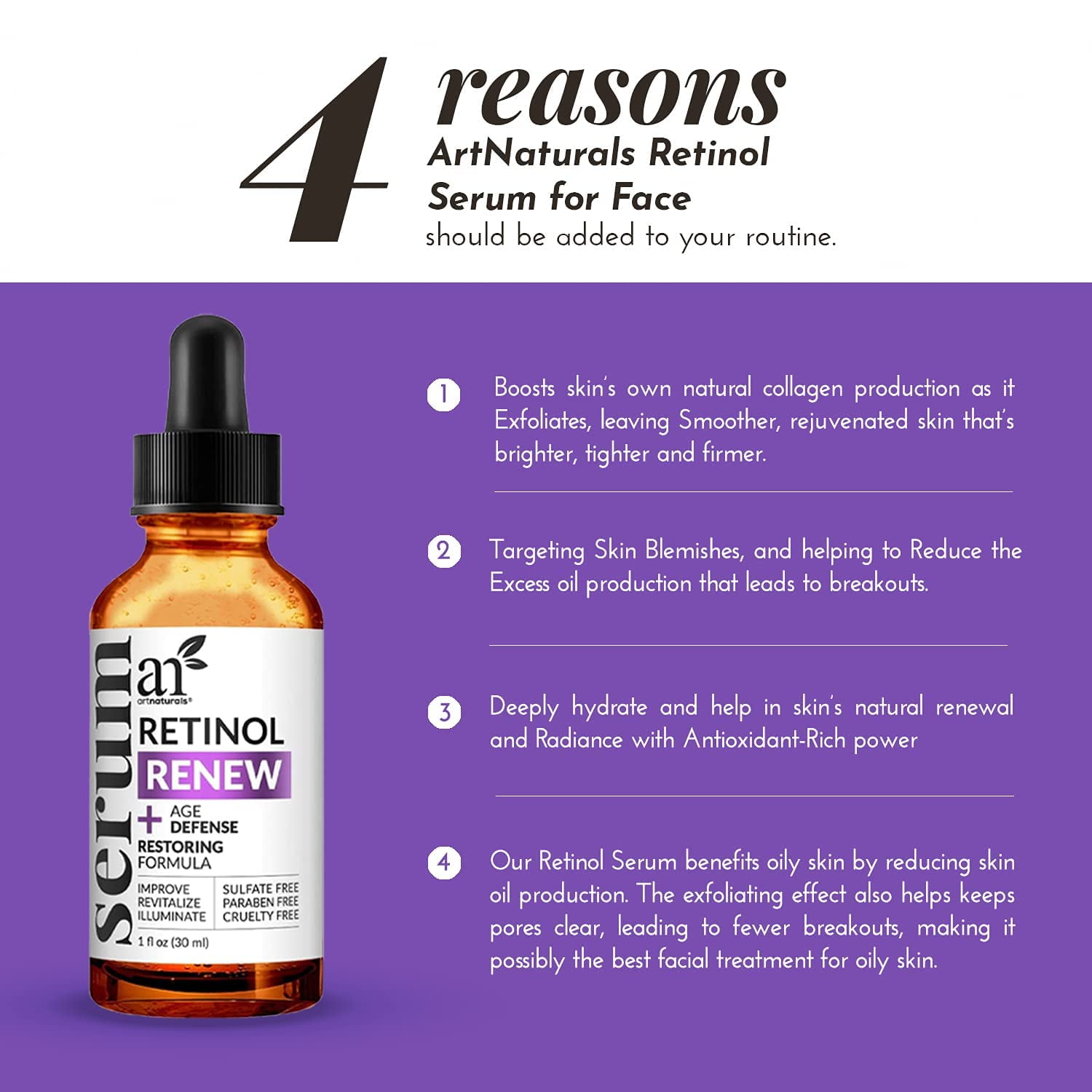 Buy ArtNaturals 2-Piece C Serum & Retinol Serum 1 Oz Online at  desertcartCosta Rica