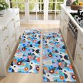 thumbnail image 4 of Kitchen Rugs Sets Of 2,German Shorthaired Pointer Dog and Flower Anti Fatigue Kitchen Mat Rugs Non Slip Washable,Decorative Kitchen Floor Mats for Kitchen,Sink,Laundry,17"X47", 4 of 5