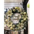 thumbnail image 3 of Corona De Navidad Feliz Navidad Puerta Delantera Adorno Pared Para Fiesta, 3 of 5