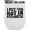White, variant on I Put the Hot in Psychotic, Clever Pun Quote, Groovy Retro Wavy Text Merch Gift, Stainless Steel 12oz Wine Tumbler