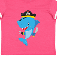 thumbnail image 4 of Inktastic Pirate Shark, Cute Shark, Little Shark, Blue Shark Boys or Girls Toddler T-Shirt, 4 of 5