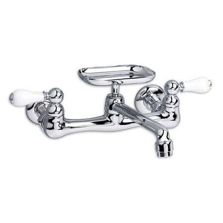 American Standard Heritage Wall Mount 2-Handle Commerical Bathroom Faucet in