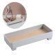thumbnail image 5 of Bandeja de almacenamiento decorativa Bandeja decorativa Bandeja de servicio para baño y cocina Escritorio gris rectangular, 5 of 9