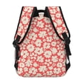 thumbnail image 4 of Fotbe Beige Flowers Pattern Casual Backpack for School, Travel, and Outdoor Activities - Durable, Lightweight, and Comfortable, 4 of 5